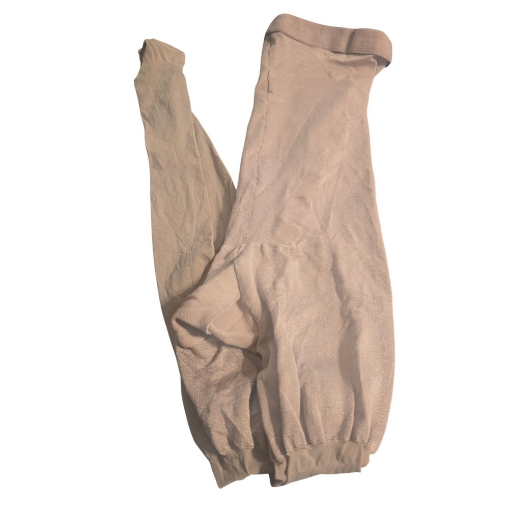 Spanx Power Panty Mid-Thigh Shaper Nude Tan High Waist Shapewear‎ SZ B 20217 NW